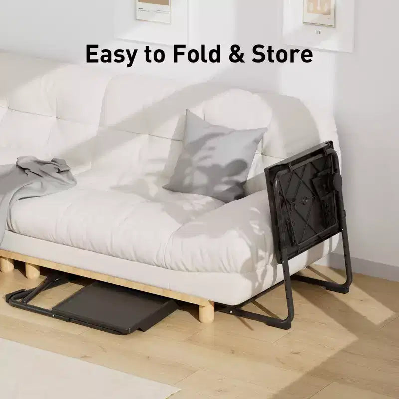 TV Tray Table, Portable Desk Folding Dinner Tray, Couch Table Trays for Eating Snack Food, Portable Laptop Desk, Adjustable 6 Heights 3 Tilt Angle