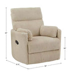 Poltrona reclinabile girevole manuale Whittier - iNSPIRE Q