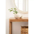 Kate and Laurel Talcott Wood Console Table, 36x14x33, Natural