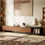 Mobile TV allungabile Luck Live 78.74102.3 con 3 cassetti, design frontale texturizzato e console multimediale moderna per il soggiorno