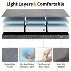 Materasso Dyonery Tri-Fold in Memory Foam Certificato CertiPUR-US, Multiuso e Lavabile in Lavatrice