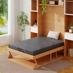 Materasso Dyonery Tri-Fold in Memory Foam Certificato CertiPUR-US, Multiuso e Lavabile in Lavatrice