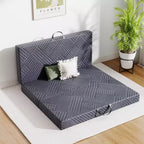 Materasso Dyonery Tri-Fold in Memory Foam Certificato CertiPUR-US, Multiuso e Lavabile in Lavatrice