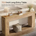 Lantine 70.9-Inch Extra Long Console Table for Entryway, Narrow Sofa Table Behind Couch, Suitable for Hallway, Foyer, Living Room