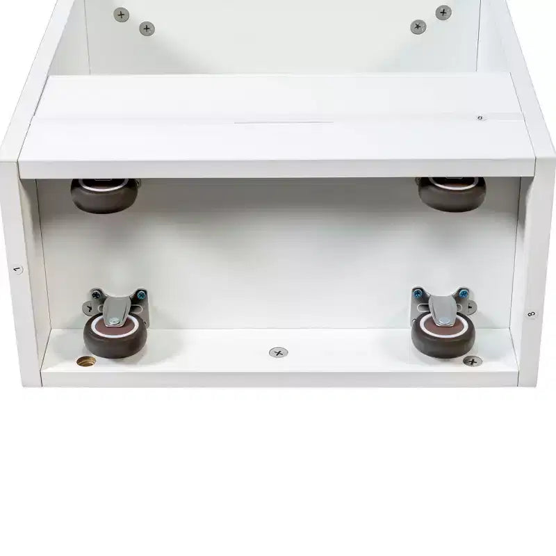 VIYET 71H 7-Tier Multi-Functional Pull-Out Storage Shelf, Single-Sided Open Shelf, Organizer for Kitchen, Living Room & Narrow Spaces,white