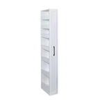 VIYET 71H 7-Tier Multi-Functional Pull-Out Storage Shelf, Single-Sided Open Shelf, Organizer for Kitchen, Living Room & Narrow Spaces,white