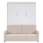 Luxystar Letto a muro moderno Queen Murphy con cuscino