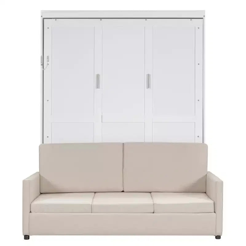 Luxystar Letto a muro moderno Queen Murphy con cuscino