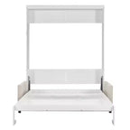 Luxystar Letto a muro moderno Queen Murphy con cuscino