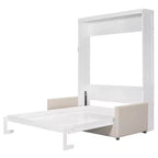 Luxystar Letto a muro moderno Queen Murphy con cuscino