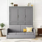 Luxystar Modern Queen Murphy Bed Wall Bed with Cushion
