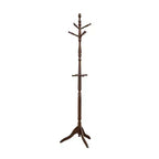 Appendiabiti in legno massello 72" con 10 ganci, organizer a 3 livelli per l'ingresso