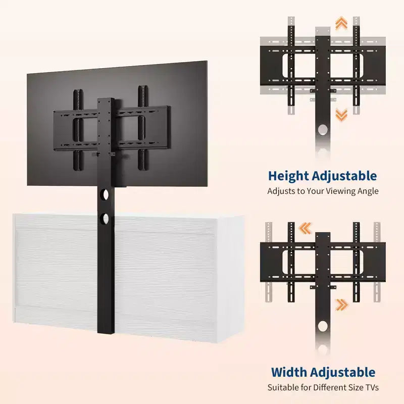 9 Drawer Dresser TV Stand with Mount for 32-85 in TVs, Modern Entertainment Center with Drawers, Media Console Table for Bedroom Living Room