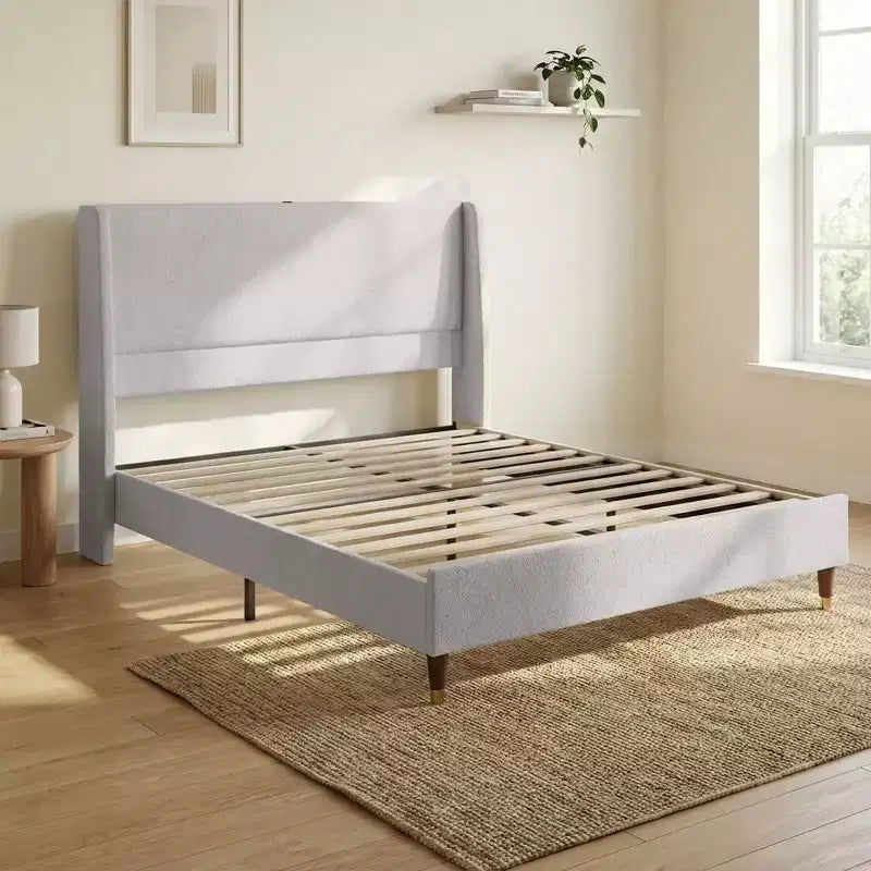 Ora Maison Modern Upholstered Storage Bed