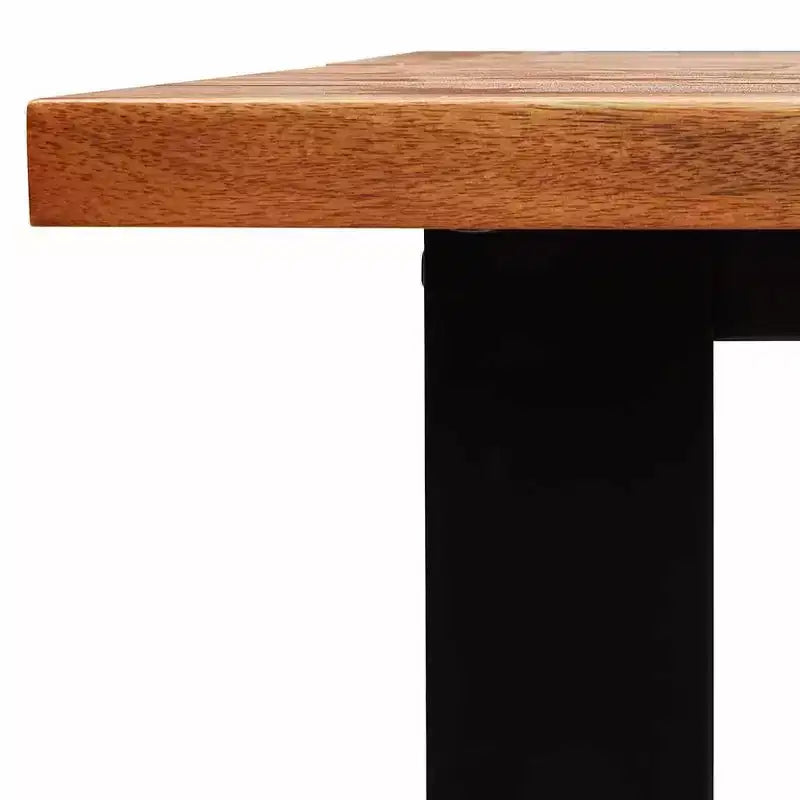vidaXL Dining Table with Live Edge Dinner Table for Kitchen Solid Wood Acacia