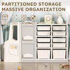Kids Toy Storage Cabinet, Enhances Self-care, Saves Space, Easy to Clean, Multifunctional & Eco-Friendly
