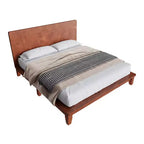 Whisen Full Platform Bed & Bed Frame with Headboard & Wood Slat Support
