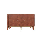 Whisen Full Platform Bed & Bed Frame with Headboard & Wood Slat Support