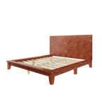 Whisen Full Platform Bed & Bed Frame with Headboard & Wood Slat Support