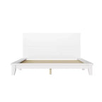 Whisen Full Platform Bed & Bed Frame with Headboard & Wood Slat Support