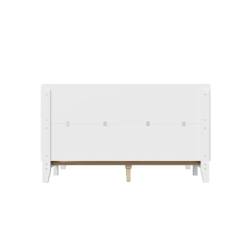 Whisen Full Platform Bed & Bed Frame with Headboard & Wood Slat Support