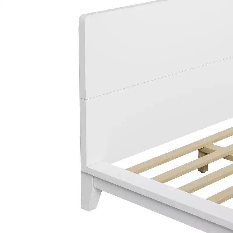 Whisen Full Platform Bed & Bed Frame with Headboard & Wood Slat Support