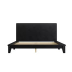 Whisen Full Platform Bed & Bed Frame with Headboard & Wood Slat Support