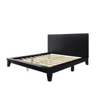 Whisen Full Platform Bed & Bed Frame with Headboard & Wood Slat Support
