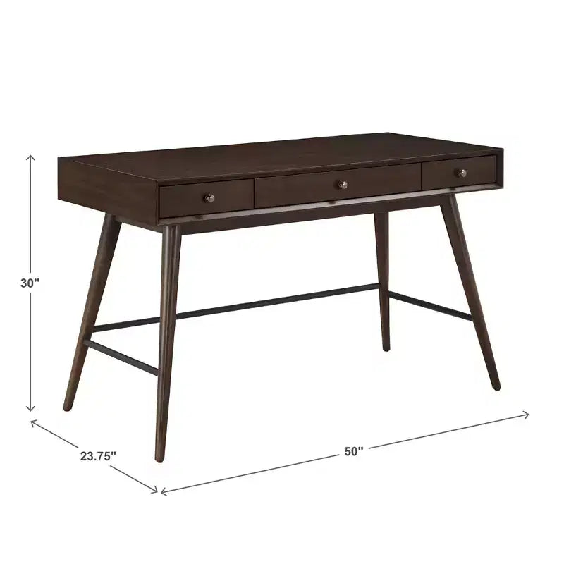 Scrittoio a 3 cassetti Foerster Wood - iNSPIRE Q