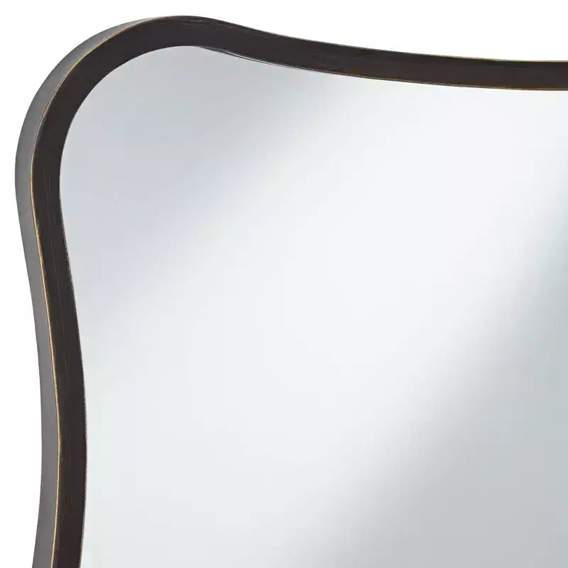 Uttermost Pavia Dark Bronze 24 x 32 Curvy Wall Mirrors Set of 2