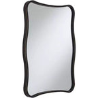 Uttermost Pavia Dark Bronze 24 x 32 Curvy Wall Mirrors Set of 2