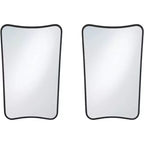 Uttermost Segundo Black Metal 22 x 34 Wall Mirrors Set of 2
