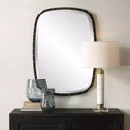 Specchio da parete rettangolare Uttermost Benedo nero 26 x 36
