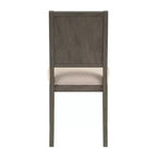 Fuske Wood Finish Cream Boucle Fabric Dining Chair (Set of 2) - iNSPIREQ