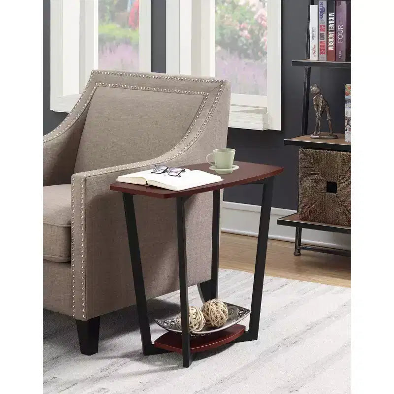 HomeStock Rectangle Metal Table Top End Table 1 -piece