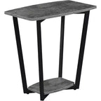 HomeStock Rectangle Metal Table Top End Table 1 -piece
