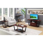 HomeStock Rectangle Metal Table Top End Table 1 -piece