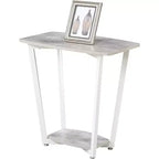 HomeStock Rectangle Metal Table Top End Table 1 -piece