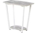 HomeStock Rectangle Metal Table Top End Table 1 -piece
