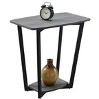HomeStock Rectangle Metal Table Top End Table 1 -piece