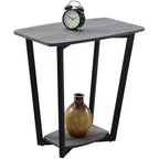 HomeStock Rectangle Metal Table Top End Table 1 -piece