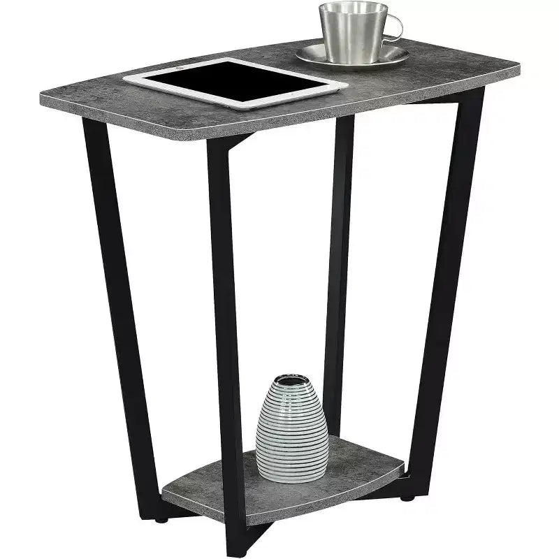 HomeStock Rectangle Metal Table Top End Table 1 -piece