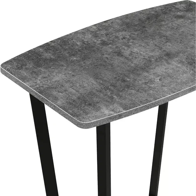 HomeStock Rectangle Metal Table Top End Table 1 -piece