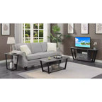 HomeStock Rectangle Metal Table Top End Table 1 -piece