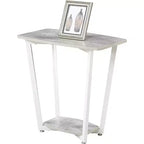 HomeStock Rectangle Metal Table Top End Table 1 -piece