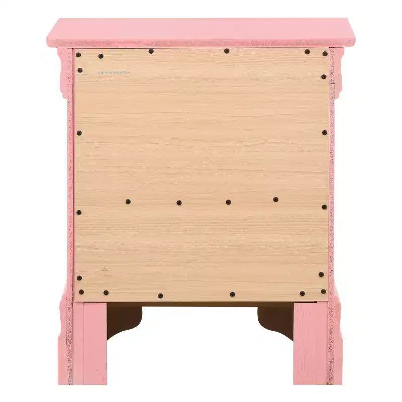 Comodino rettangolare in legno di ciliegio HomeStock per soggiorno e camera da letto