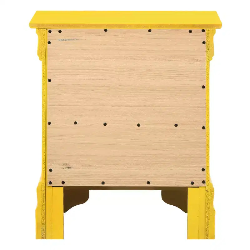 Comodino rettangolare in legno di ciliegio HomeStock per soggiorno e camera da letto