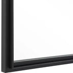 Uttermost Rousseau Wrought-Iron Black 30 x 60 Wall Mirror