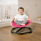 VEVOR Kids Swivel Chair, 220 lbs Capacity, Elephant Shape Sensory Spinning Chair with Non-Slip Metal Base, Toddler Sit & Spin Seat, Red