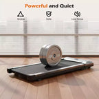 Tapis Roulant Compatto Senza Braccioli JIONJOY: Camminatore Silenzioso Sotto la Scrivania per Piccoli Spazi, Sottile e Portatile - Ideale per Ufficio Domestico e Fitness in Appartamento